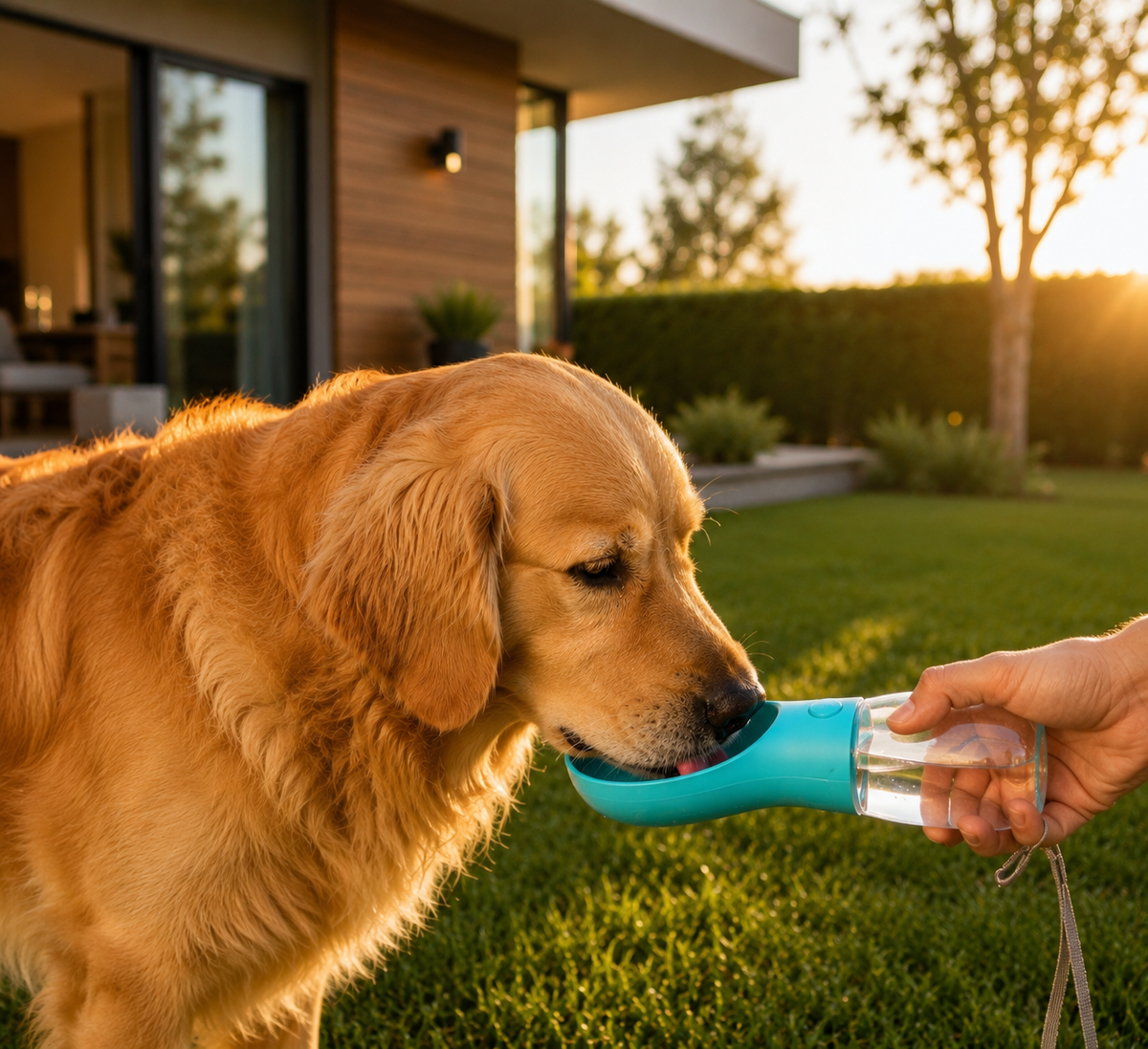 Lupia® Gourde Nomade 300 ml – Hydratez votre chien partout