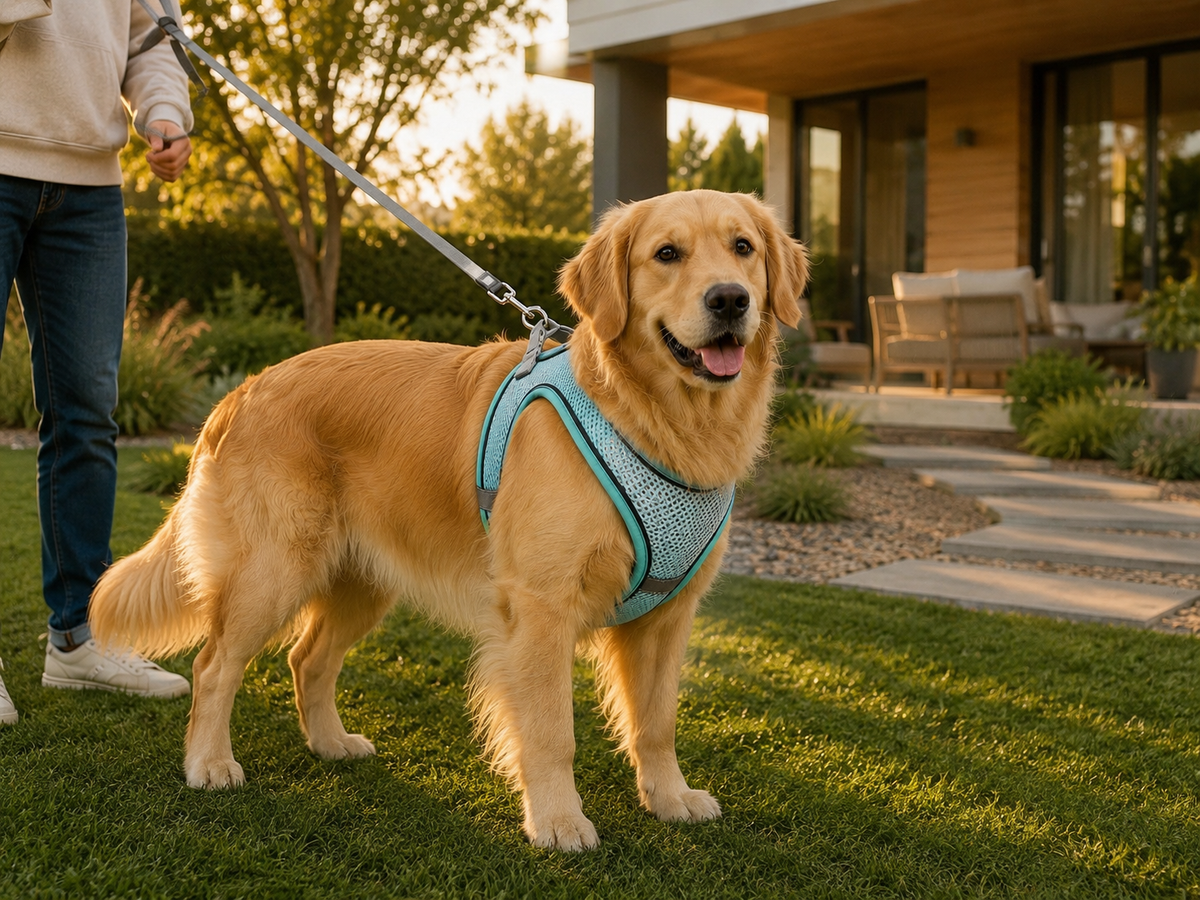 Lupia® Harnais Confort Réfléchissant – Sécurité & Liberté pour chiens et chats