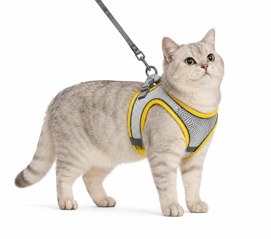 Lupia® Harnais Confort Réfléchissant – Sécurité & Liberté pour chiens et chats